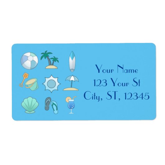 Beach Life Dingen Thunder_Cove Etiket (Voorkant)