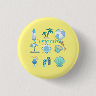 Beach Life Dingen Thunder_Cove Ronde Button 3,2 Cm