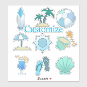 Beach Life Dingen Thunder_Cove Sticker