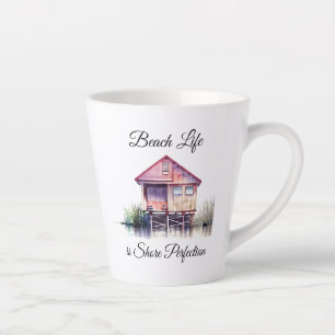 Beach Life is Shore Perfection Latte Mok