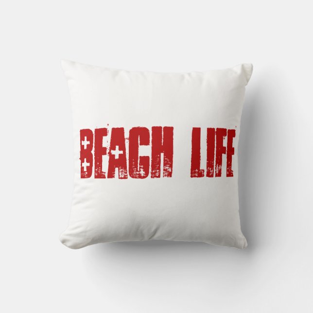 Beach Life Kussen (Voorkant)