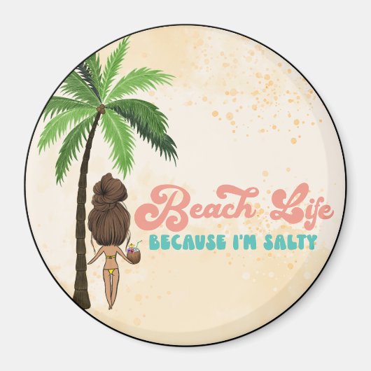 Beach Life Magneet (Voorkant)