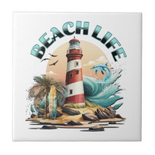 Beach Life Tegeltje