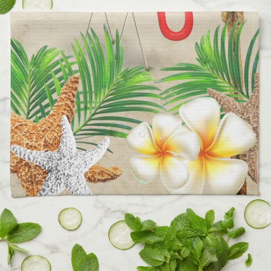 Beach Life Theedoek (Gevouwen)