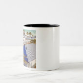 Beach life tweekleurige koffiemok (Center)