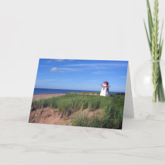 Beach Lighthouse Wenskaart Kaart