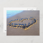 Beach Love Briefkaart (Voorkant / Achterkant)