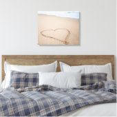 Beach Love I Canvas Afdruk (Insitu (Slaapkamer))