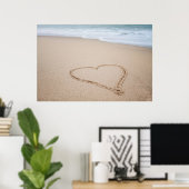 Beach Love I Poster (Thuiskantoor)