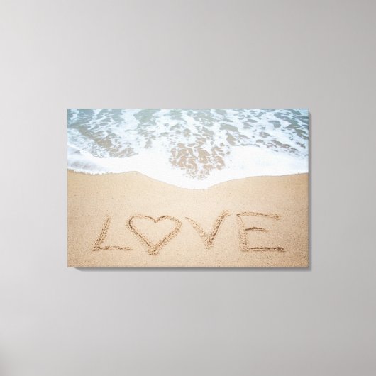 Beach Love II Canvas Afdruk (Voorkant)