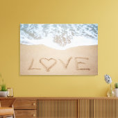 Beach Love II Canvas Afdruk (Insitu (Woonkamer))