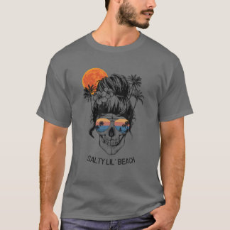 Beach Lover Salty Lil' Beach Funny Summer Vacking T-shirt