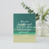 Beach Lovers Quote Briefkaart (Staand voorkant)