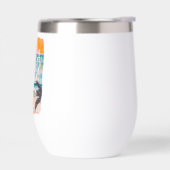 Beach Lover's Wine Tumbler – Salt Water & Sunshine (Gauche)