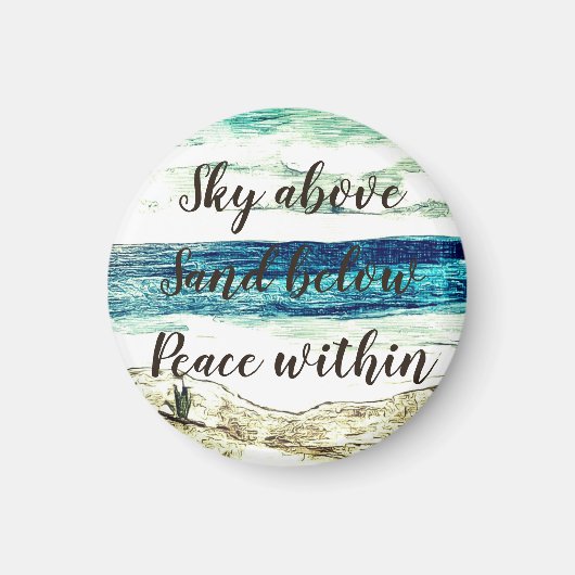 Beach Magnet Magneet (Voorkant)