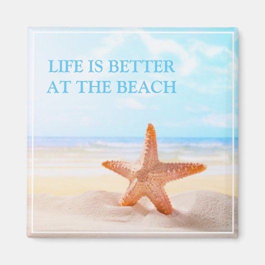 Beach Magnet Magneet (Voorkant)