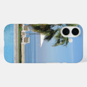 Beach, mbrella, pool, stoelen, oceaan, palmbomen Case-Mate iPhone case (Achterkant (horizontaal))