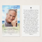 Beach Memorial Prayer Kaart (Voorkant /achterkant)