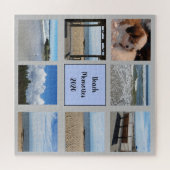 Beach Memories Collage Square Legpuzzel (Horizontaal)