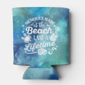 Beach Memories last a life time Blikjeskoeler (Achterkant)