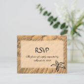 Beach Menu RSVP (Staand voorkant)