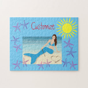 Beach Mermaid Sitting Thunder_Cove Legpuzzel