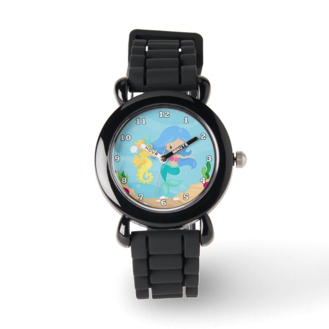 Beach mermaïde meisjes schattig horloge (Voorkant)