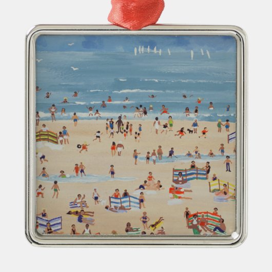 Beach Metalen Ornament (Voorkant)