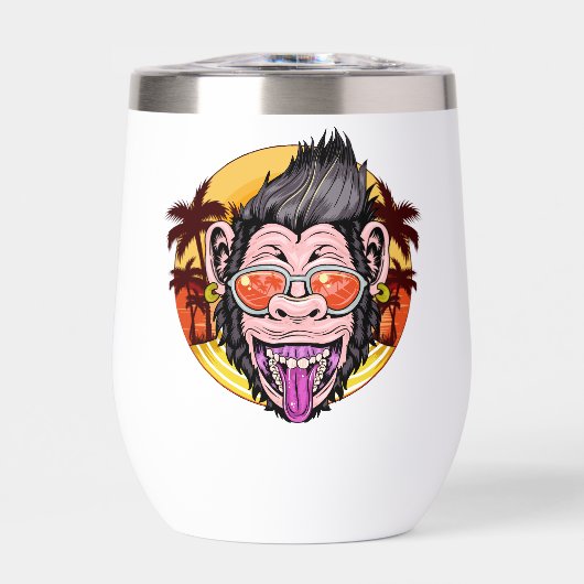 Beach Monkey aangepaste tekst (Voorkant)