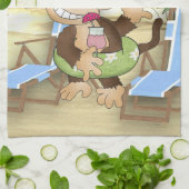 Beach Monkey Kitchen Towel Theedoek (Gevouwen)
