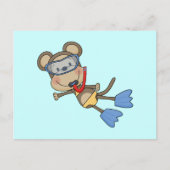 Beach Monkey Snorkeling Tshirts en cadeaus Briefkaart (Voorkant)