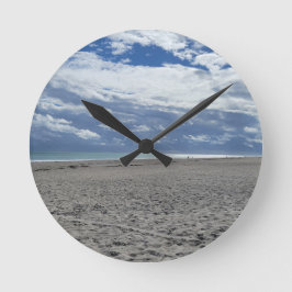 BEACH MORNING RONDE KLOK