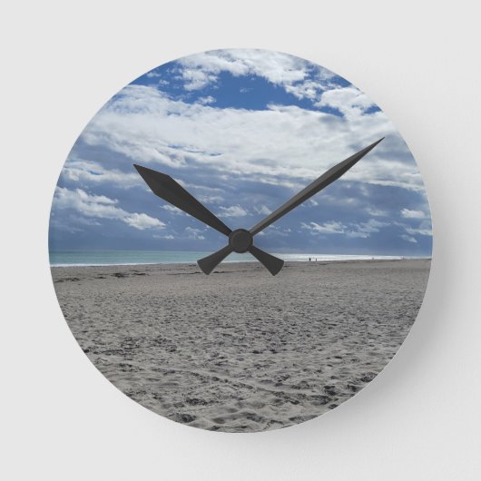 BEACH MORNING RONDE KLOK (Voorkant)