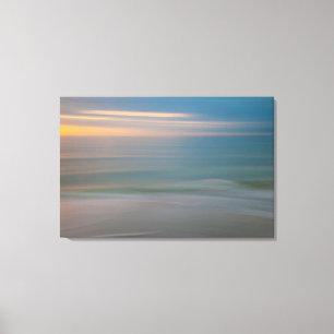 Beach Motion Blurred Abstract Florida, VS Canvas Afdruk