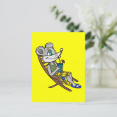 Beach Mouse Briefkaart (Staand voorkant)