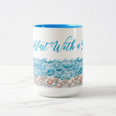 Beach Mug Breakfast With a View Tweekleurige Koffiemok (Center)