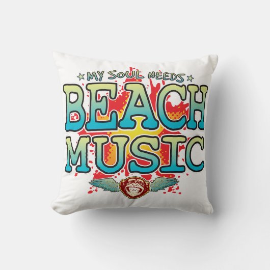 Beach Music Soul Cushion Kussen (Voorkant)