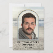 Beach Nature Photo Carte de remerciements de sympa (Devant)