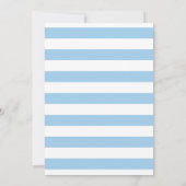 Beach Nautical Floral Gender Neutral Baptisme Kaart (Achterkant)