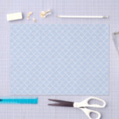 Beach Nautical Shell Pattern Light Blue and White Tissuepapier (Craft)