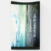 Beach Ocean Artistic Elegant Tropical Salon Spa Spandoek (Verticaal)