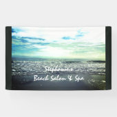Beach Ocean Artistic Elegant Tropical Salon Spa Spandoek (Horizontaal)