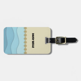 Beach Ocean Bagagelabel