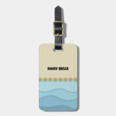 Beach Ocean Bagagelabel (Voorkant verticaal)