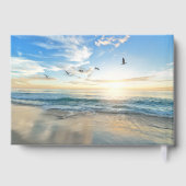 Beach Ocean Funeral Memorial Livre d'or (Verso)