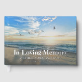 Beach Ocean Funeral Memorial Livre d'or (Recto)