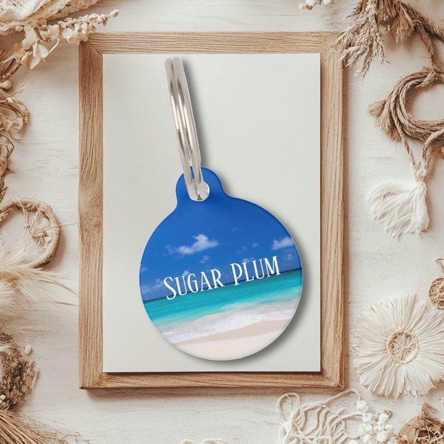 Beach Ocean Pet Dog Cat Lost ID Huisdierpenning (Creator heeft geüpload)