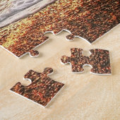 Beach Ocean Sunset Photo Puzzle (Côté)