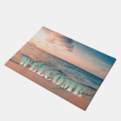 Beach, Ocean, Sunset, Welcome Deurmat (Schuin)