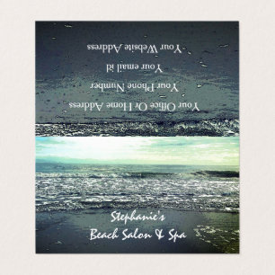 Beach Ocean Tropical Paradise Zee Waves Artistic Visitekaartjes